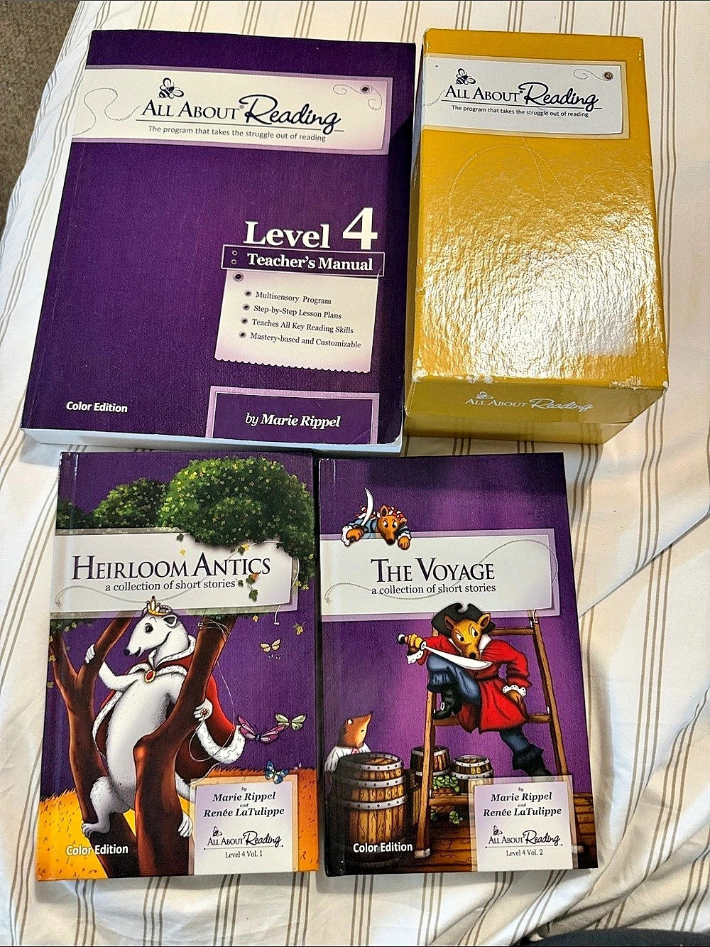 All About Reading Level 4 Color Edition Reading Curriculum Set